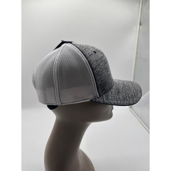 ARIAT Mens Cap Flexfit110 Embroidered Gray Cowboy Two Tone Snap Back Adjustable - Picture 2 of 4